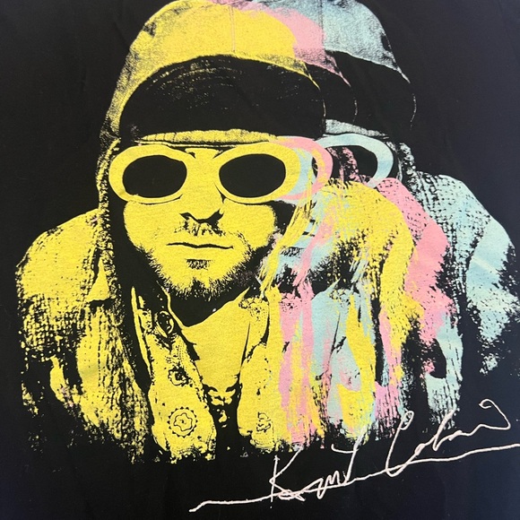 NIRVANA Tops - Kurt Cobain signature shirt nirvana